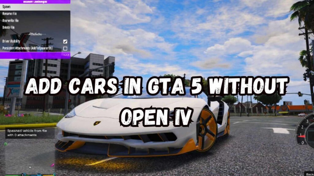 Add Cars in GTA 5
